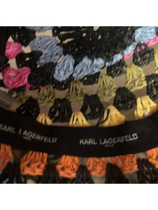 Karl Lagerfeld Paris Women\'s Kolorful Karl Striped Bucket main image 6